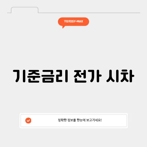 기준금리 전가 시차