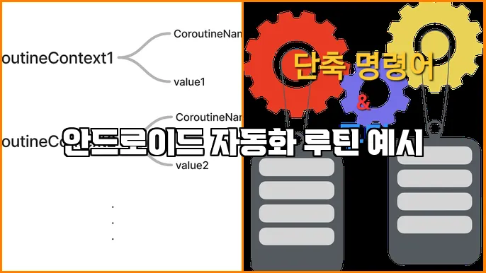 안드로이드 자동화 루틴 예시