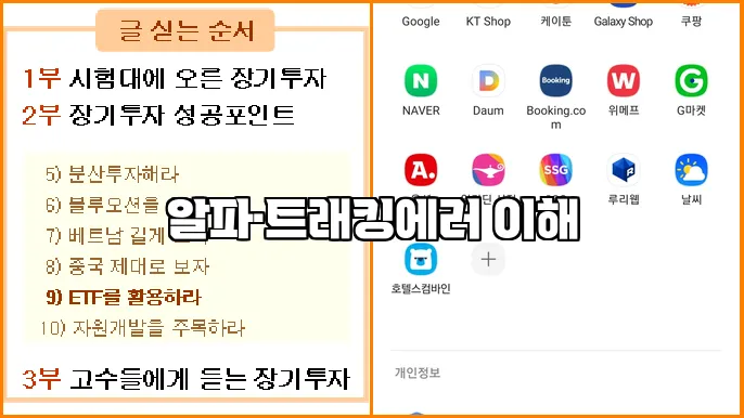 알파·트래킹에러 이해