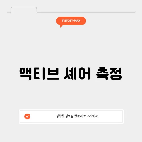 액티브 셰어 측정