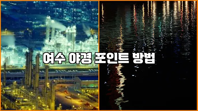 여수 야경 포인트 방법