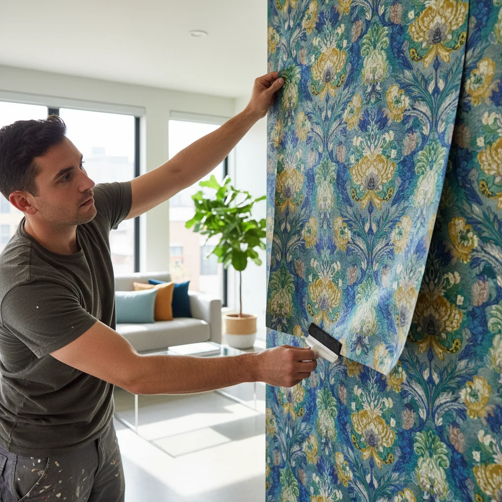 도배 셀프 실크벽지 팁 관련 이미지 1