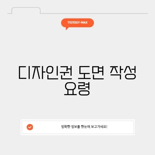 디자인권 도면 작성 요령