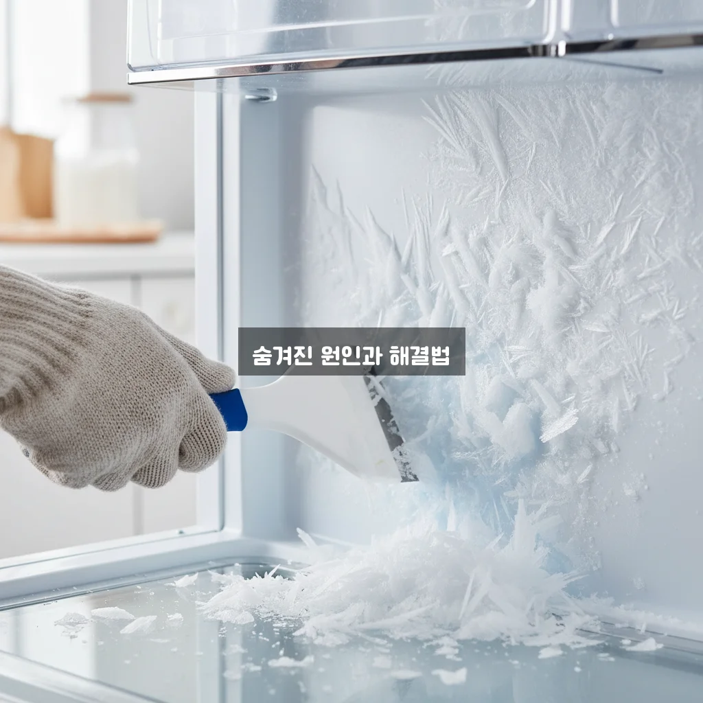 냉장고 냉동실 성에 제거 및 물 고임 - 익스트림뉴스