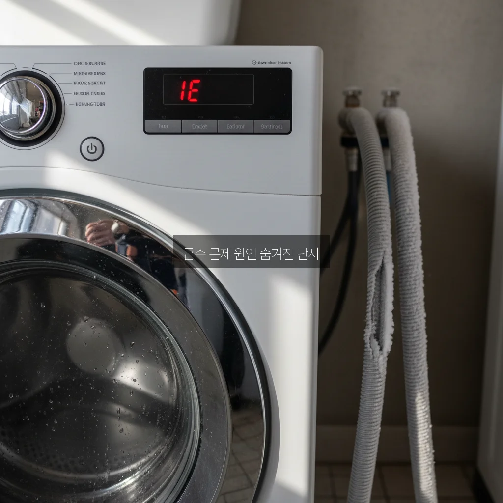 LG 세탁기 IE 에러 (급수 안됨) 동파 확인 관련 이미지 2