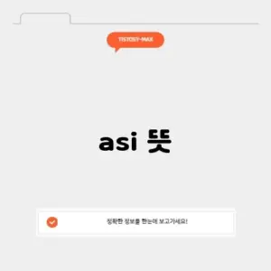 asi 뜻