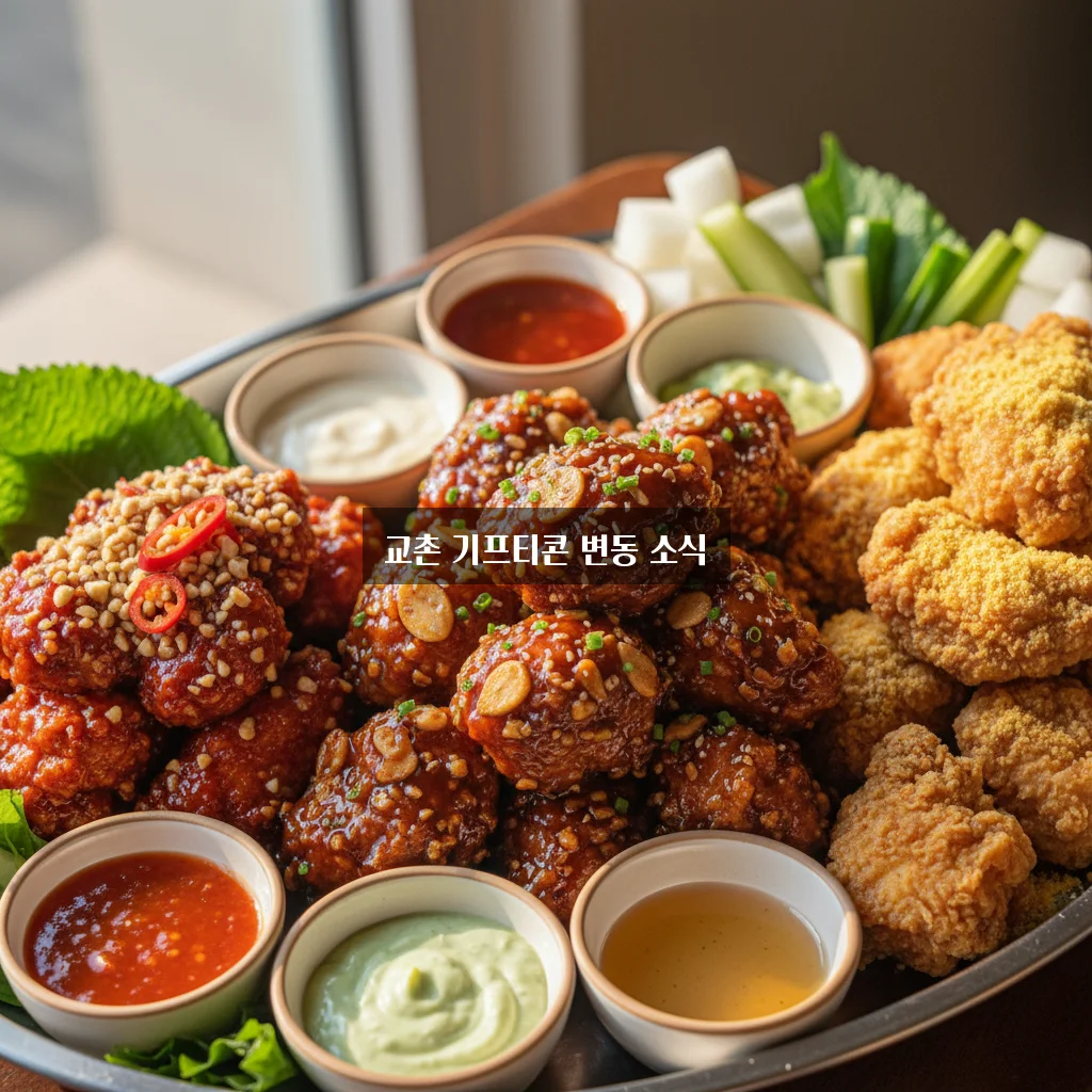 교촌치킨 기프티콘 메뉴변경 관련 이미지 2