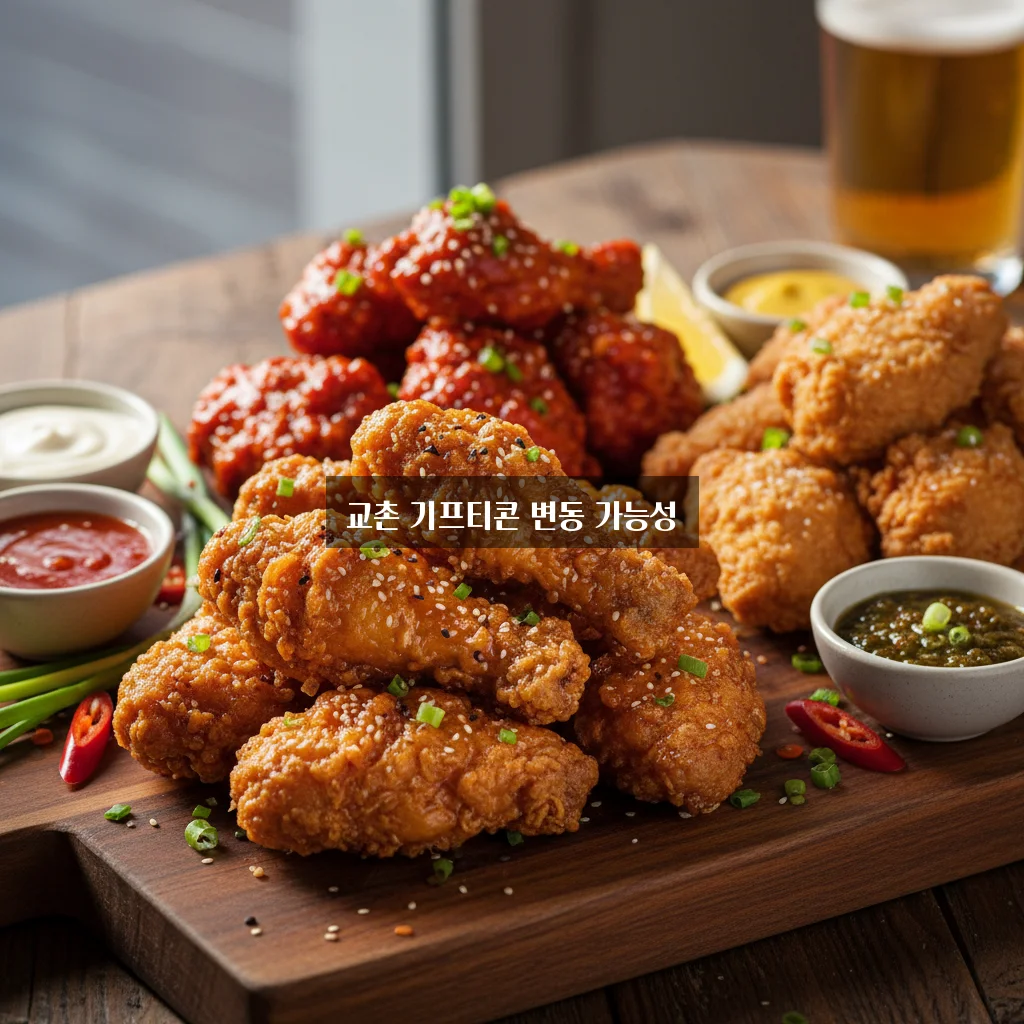 교촌치킨 기프티콘 메뉴변경 관련 이미지 3