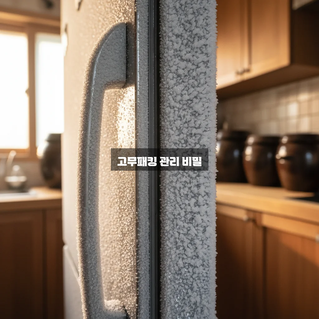 김치냉장고 성에 심할 때 해결 (고무패킹) 관련 이미지 2