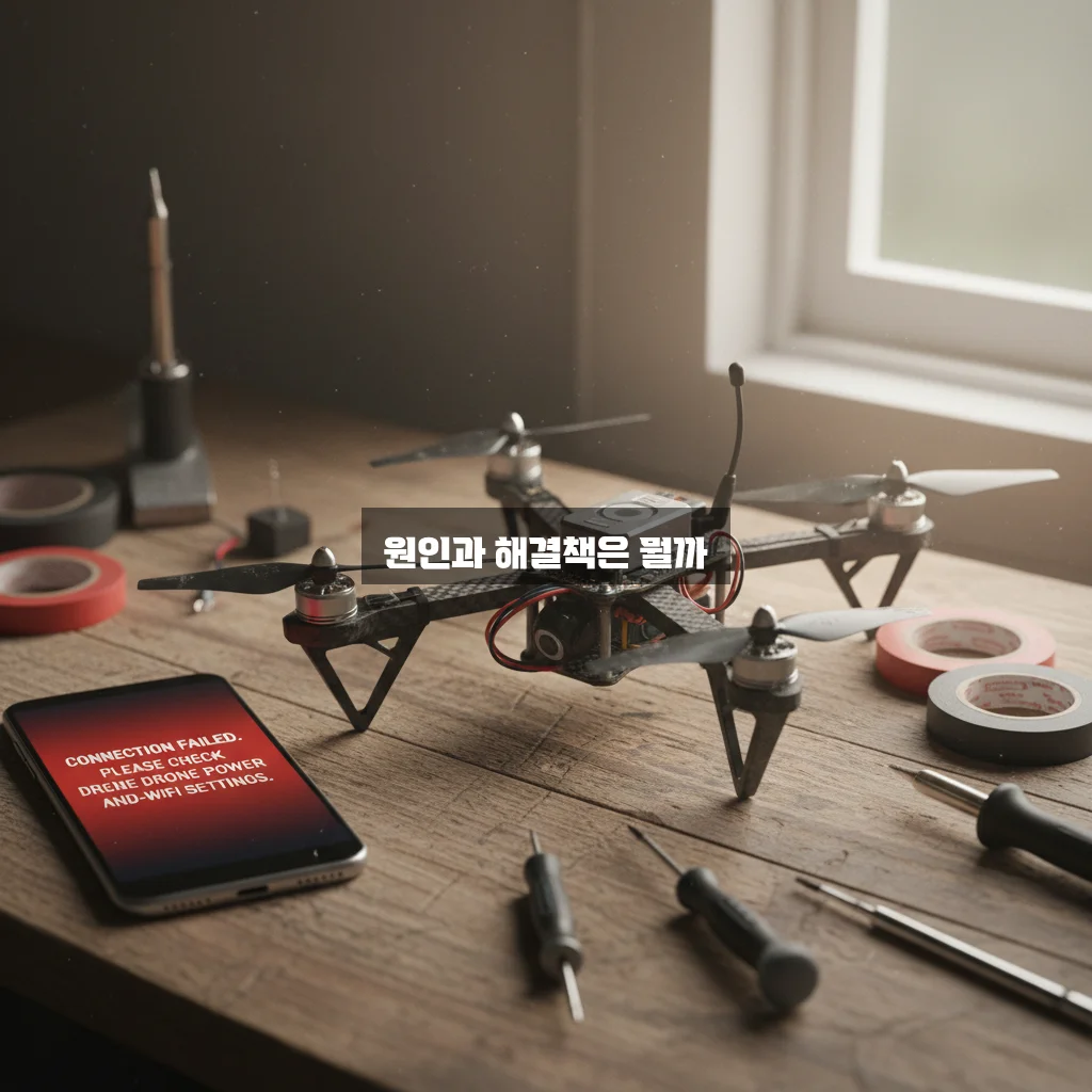 드론 시동 안 걸림 및 GPS 수신 불가 관련 이미지 1