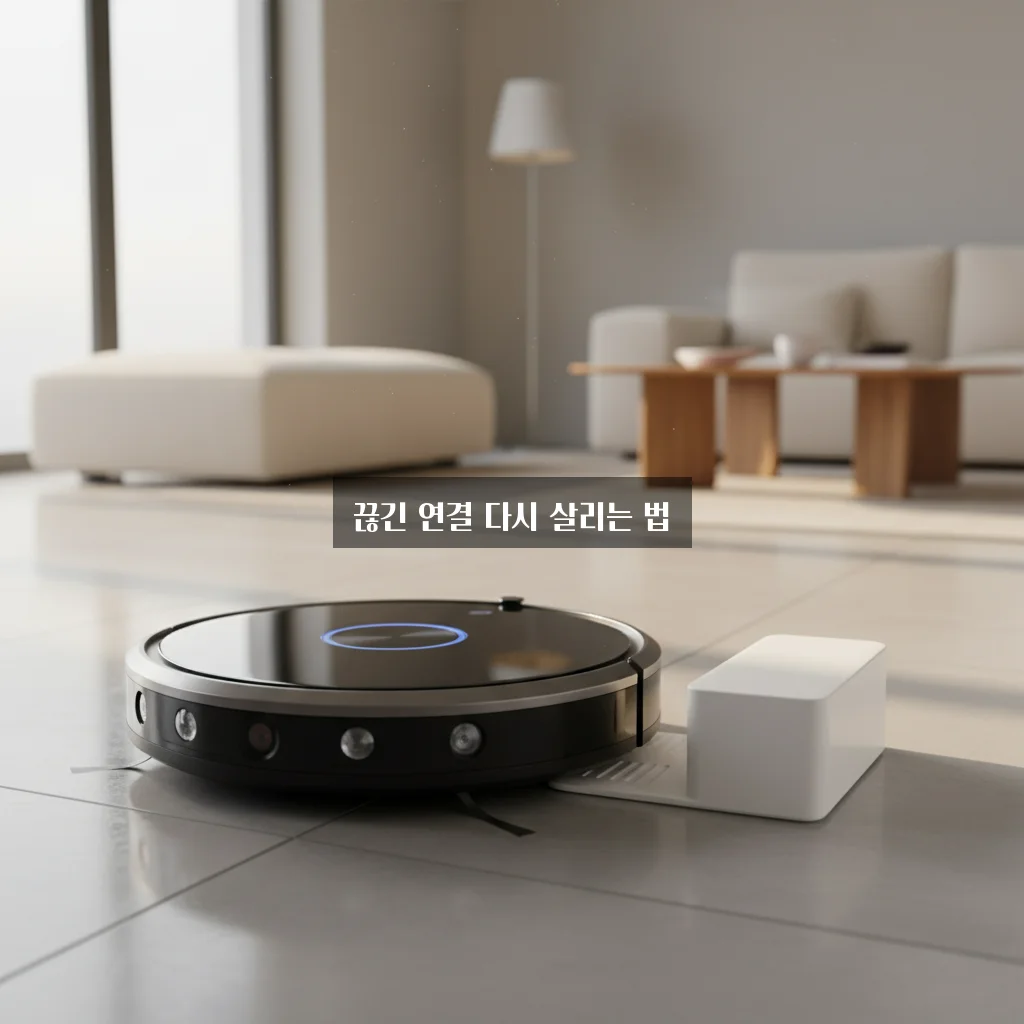 로봇청소기 오프라인 상태 재연결 관련 이미지 1