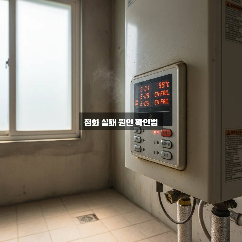 보일러 03 에러 (경동나비엔 점화 불량) 관련 이미지 3