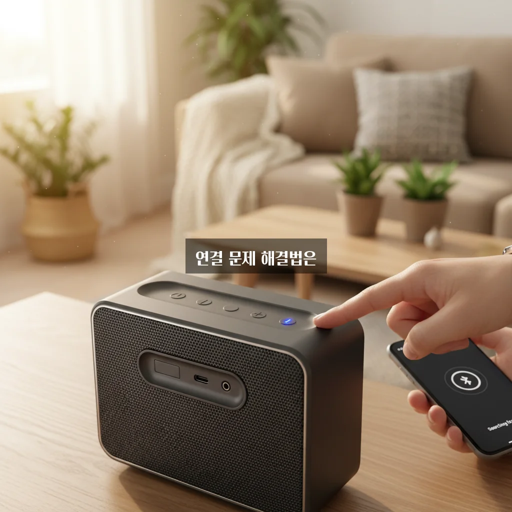 블루투스 스피커 페어링 안됨 초기화 관련 이미지 1