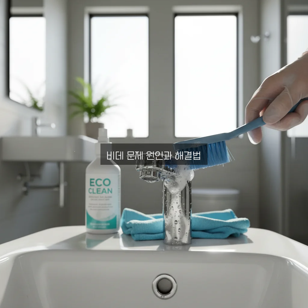 비데 물 안 나옴 및 노즐 청소 관련 이미지 2