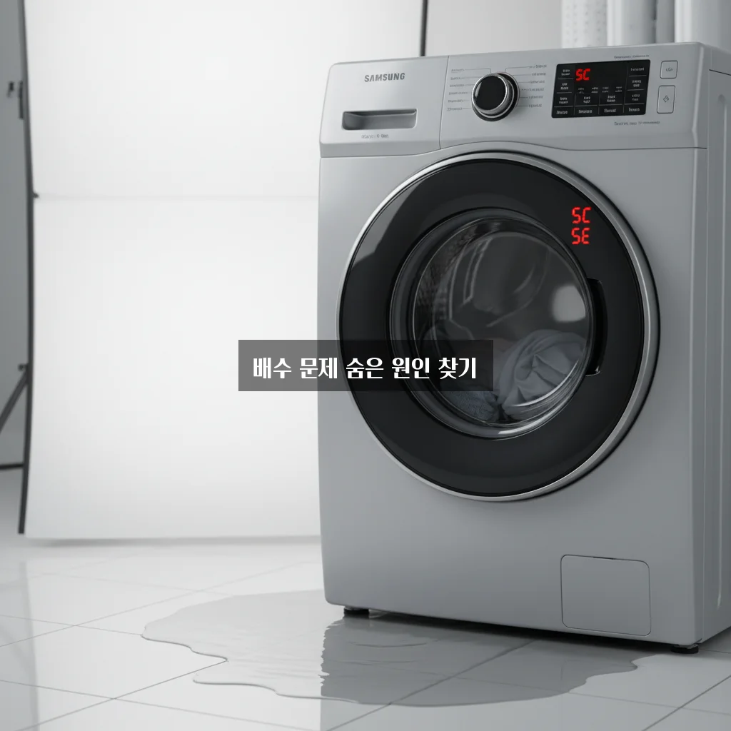 삼성 세탁기 5C / 5E 에러 (배수 불량) 해결 관련 이미지 2