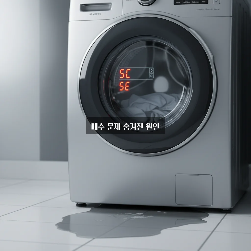 삼성 세탁기 5C / 5E 에러 (배수 불량) 해결 관련 이미지 3