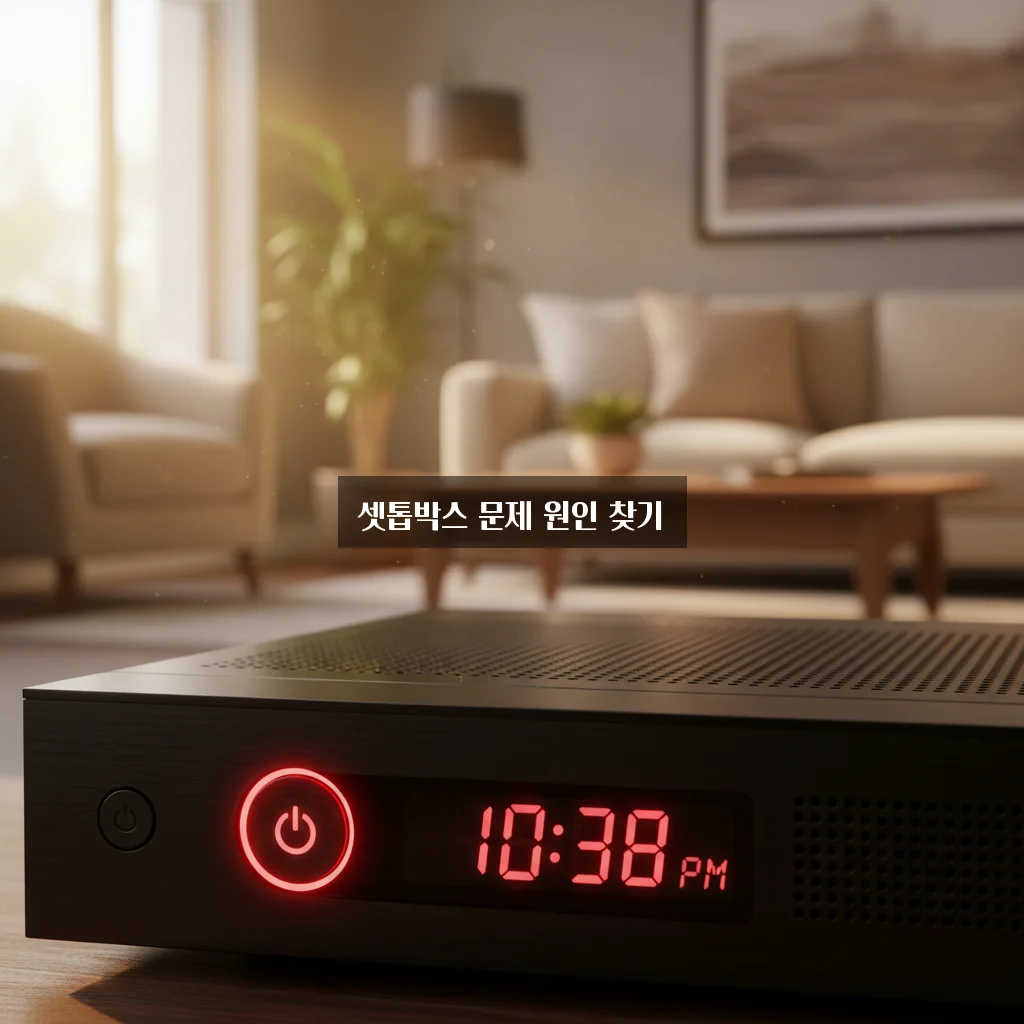 셋톱박스 빨간불 및 전원 안 켜짐 관련 이미지 2