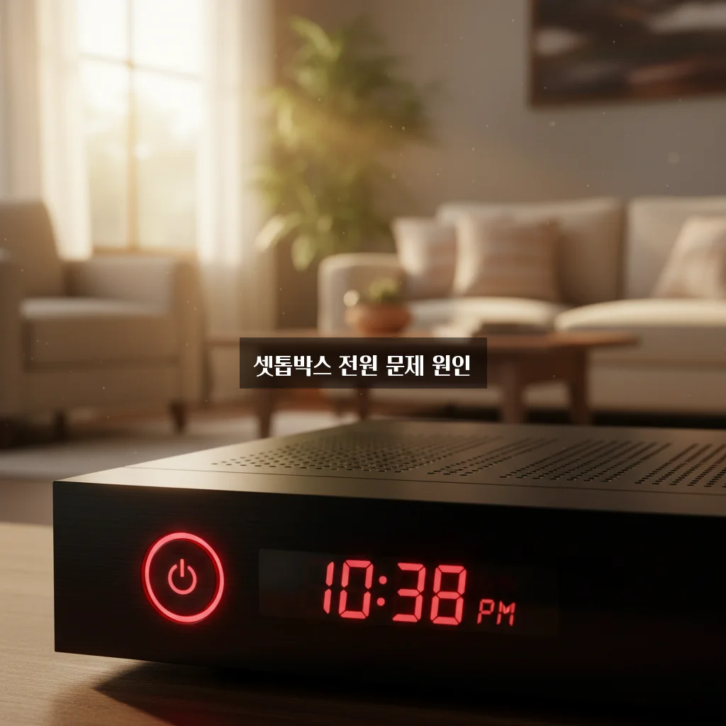 셋톱박스 빨간불 및 전원 안 켜짐 관련 이미지 3