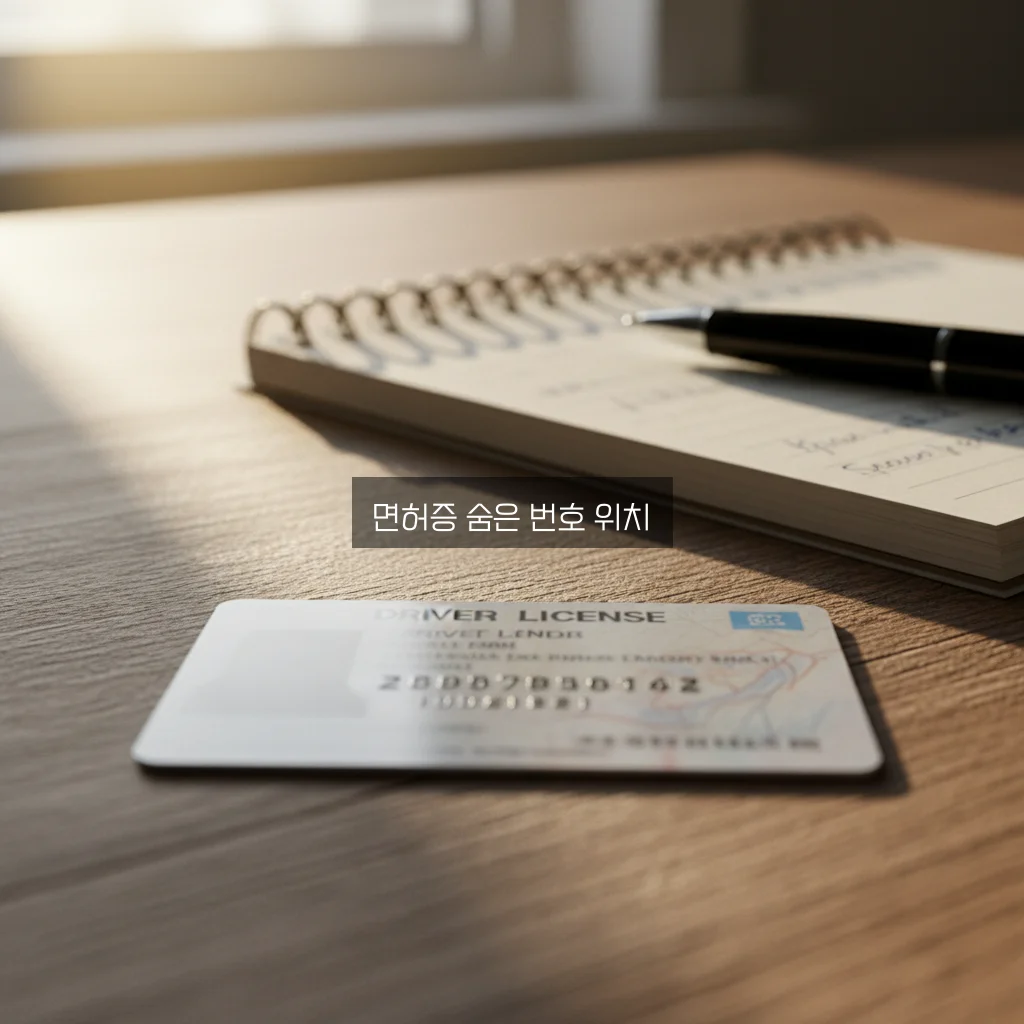 운전면허증 일련번호 찾기 관련 이미지 2