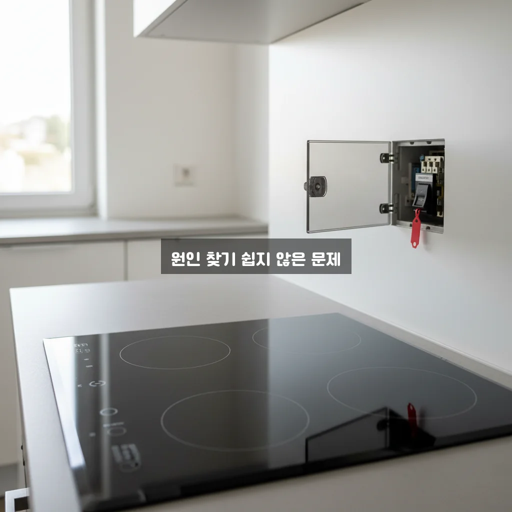 인덕션 전원 안 켜짐 및 차단기 내려감 관련 이미지 2