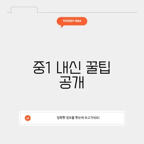 내신콘서트 중1 완벽 가이드 알아보기