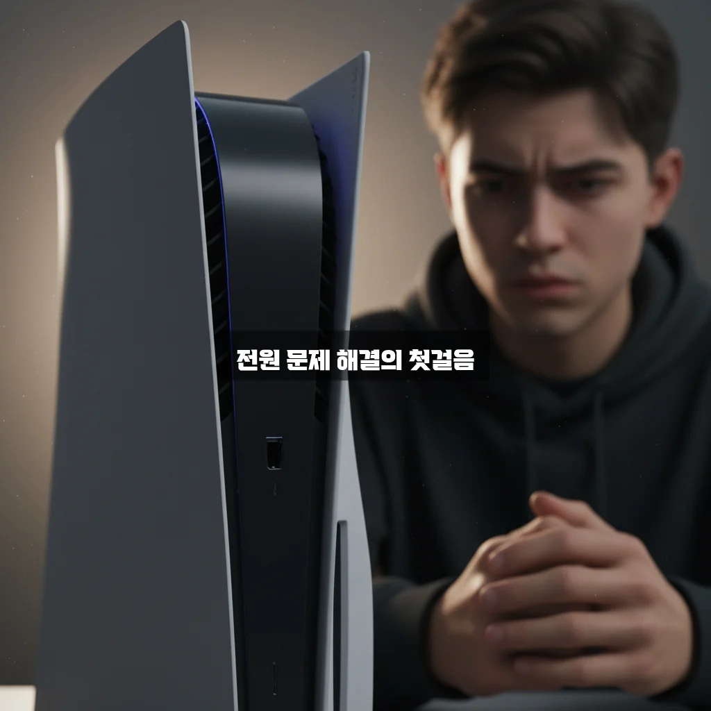 플스5(PS5) 전원 안 켜짐 안전 모드 관련 이미지 1