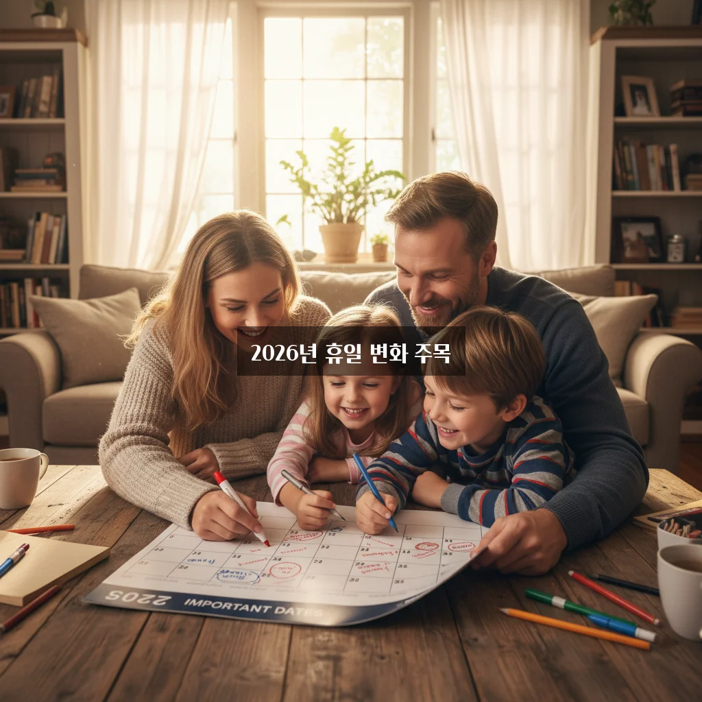 2026년 달력 공휴일 관련 이미지 1