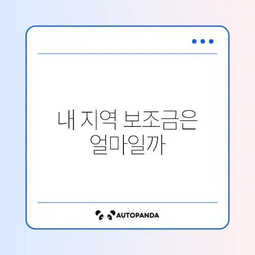 전기차 보조금 조회 (지자체별) 썸네일