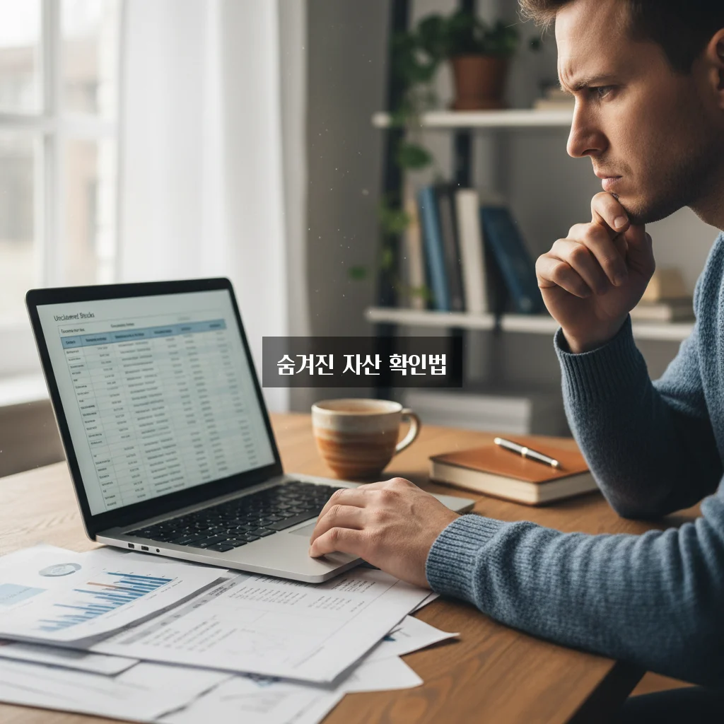 미수령 주식 찾기 관련 이미지 3