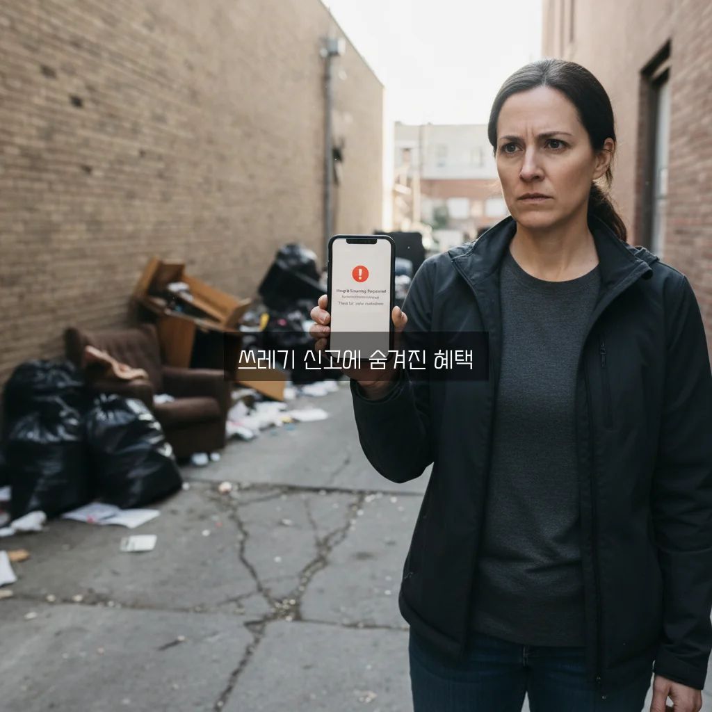 쓰레기 불법투기 신고 포상금 관련 이미지 1