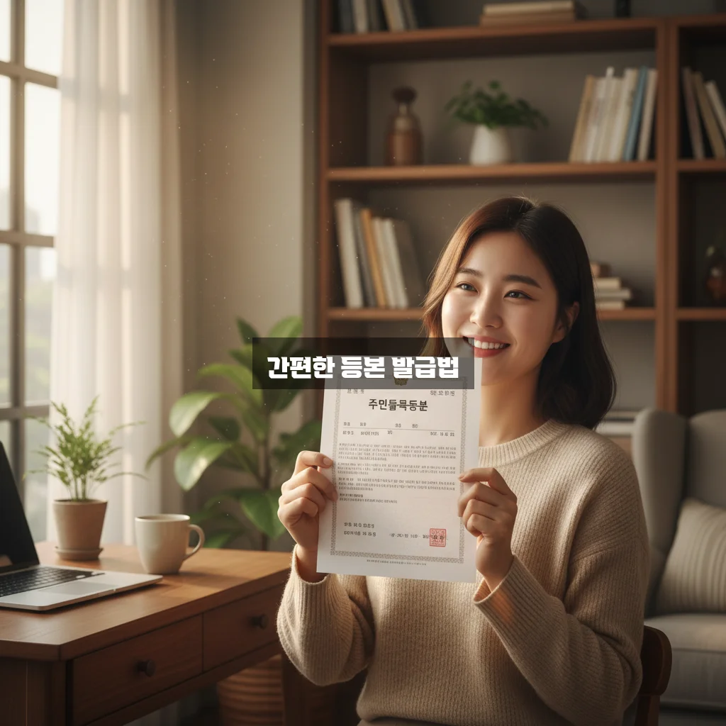 정부24 주민등록등본 발급 관련 이미지 1