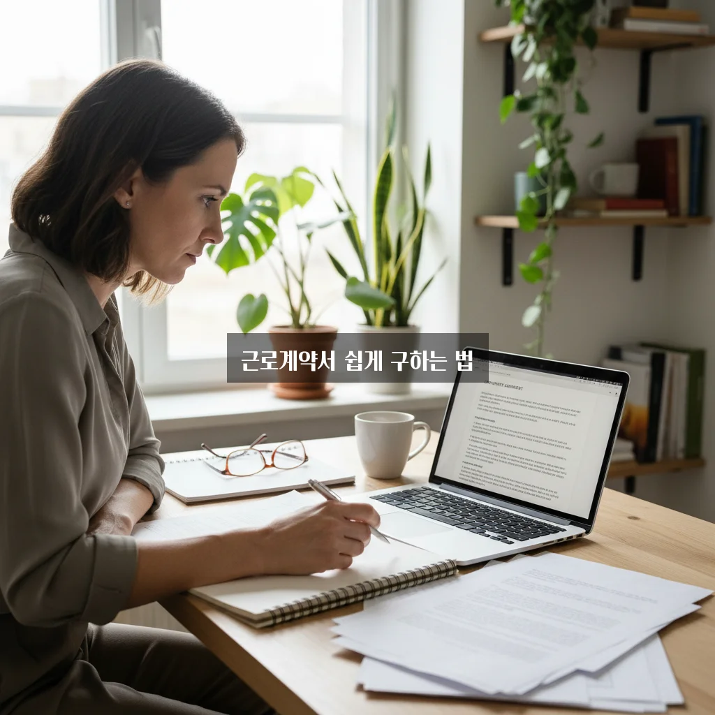 표준근로계약서 양식 무료 관련 이미지 2