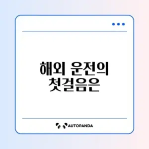 국제운전면허증 발급