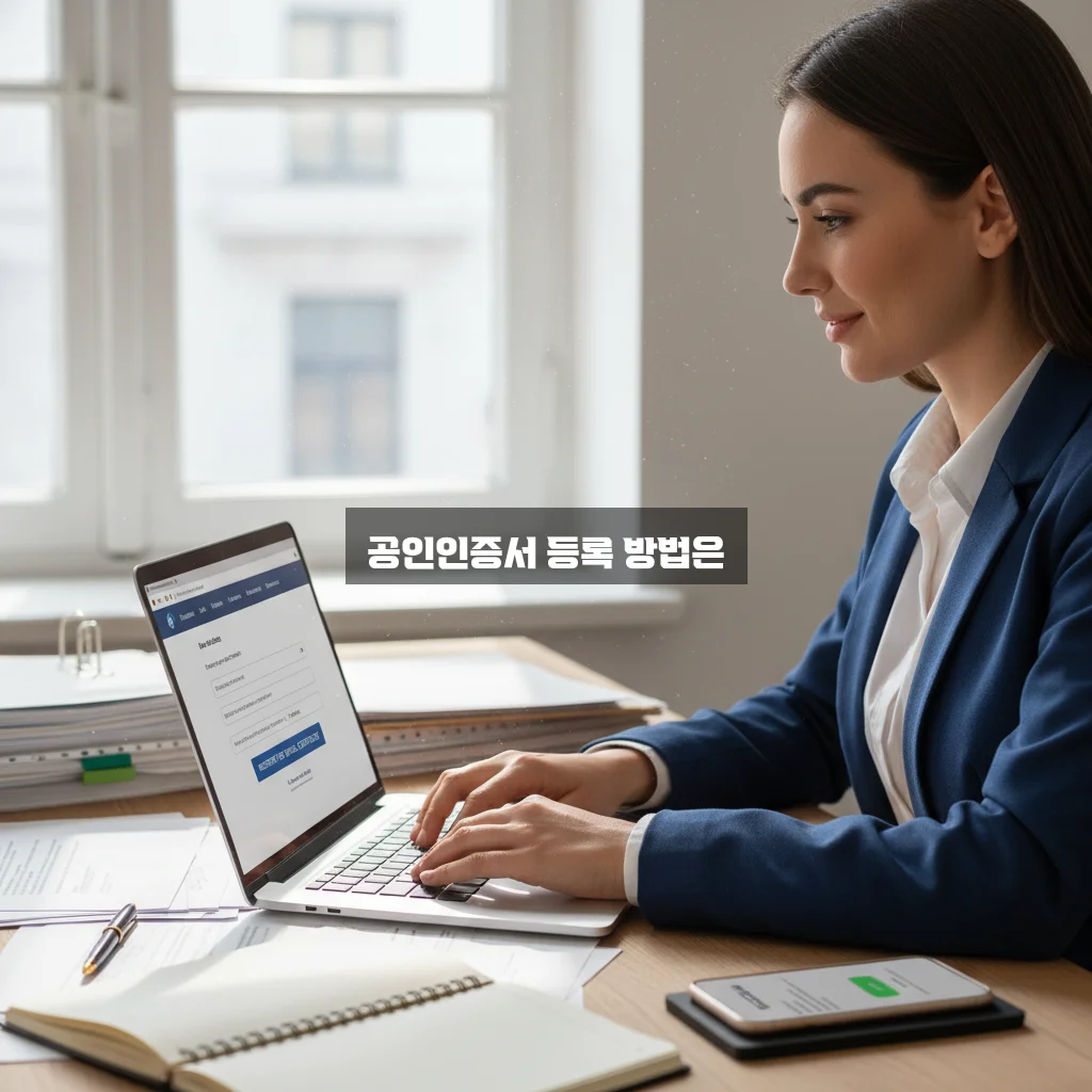 홈택스 공인인증서 등록 관련 이미지 1