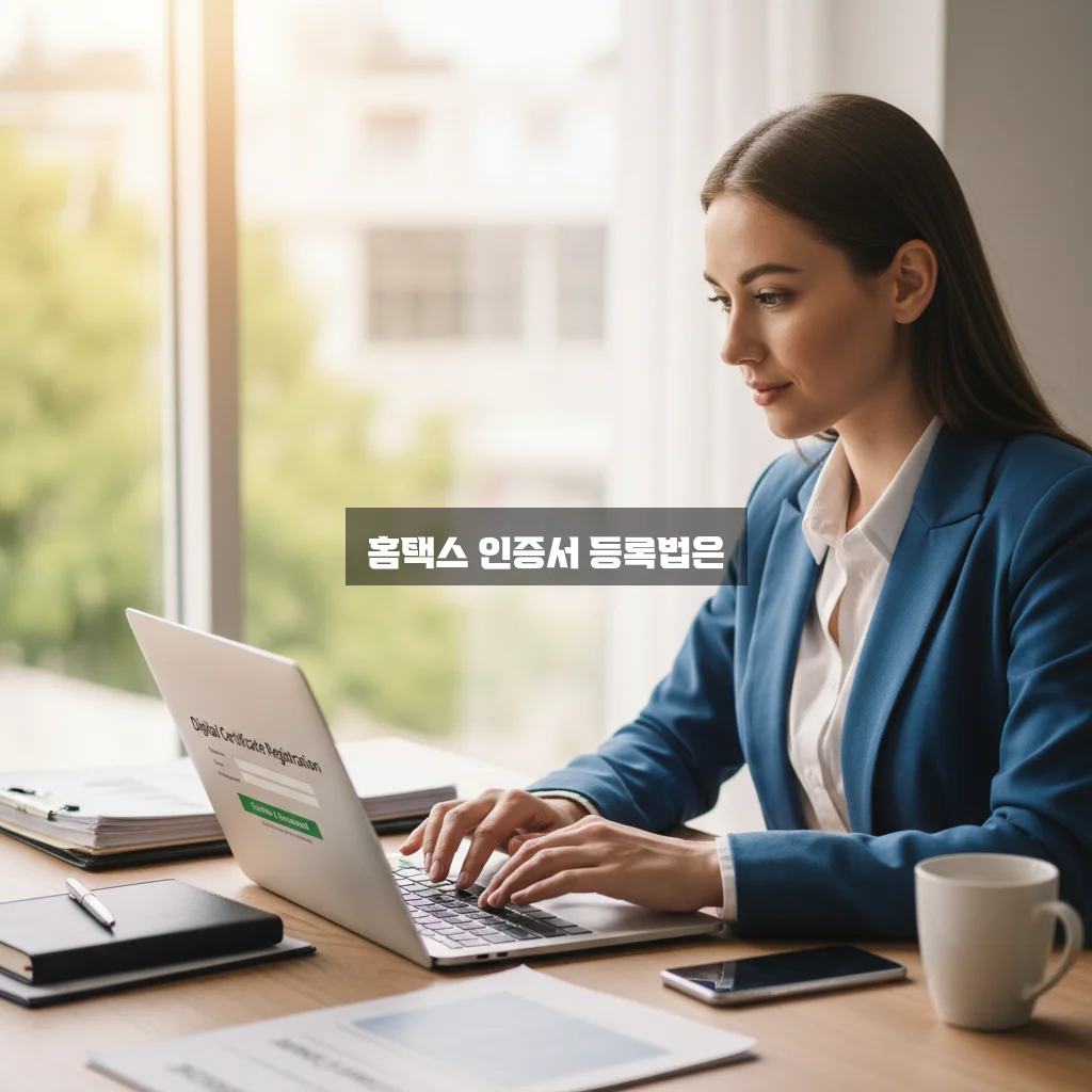 홈택스 공인인증서 등록 관련 이미지 3