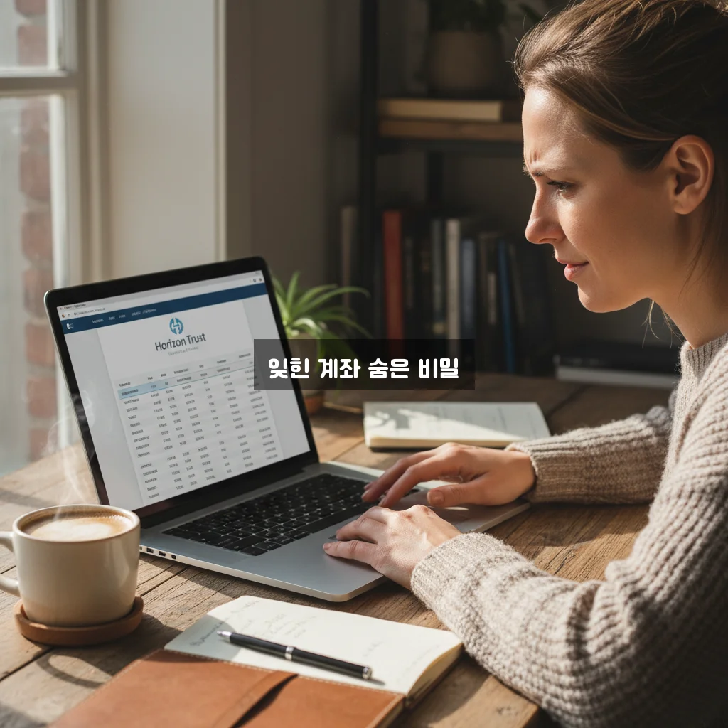 휴면계좌 조회 및 복구 관련 이미지 1