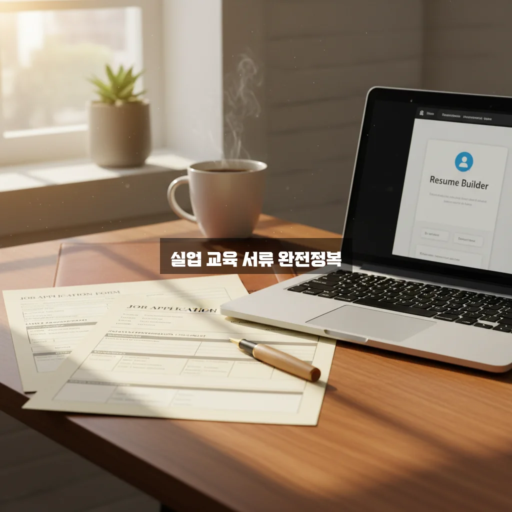 1차 실업인정 교육 필수 서류 완벽 정리 가이드 관련 이미지 1