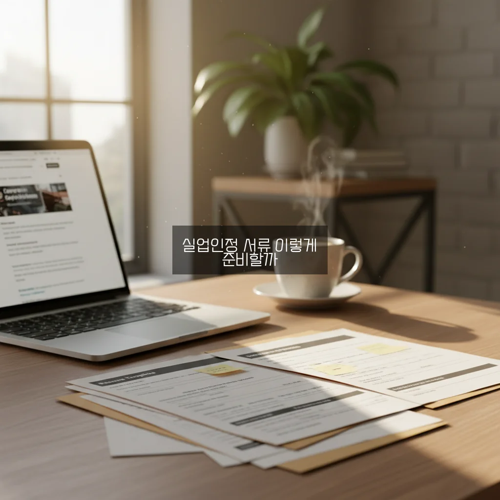 1차 실업인정 교육 필수 서류 완벽 정리 가이드 관련 이미지 2