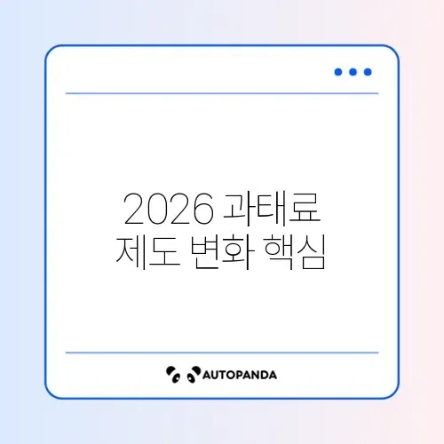 2026년 과태료 조회 및 납부 변경 완벽 가이드 알아보기 썸네일
