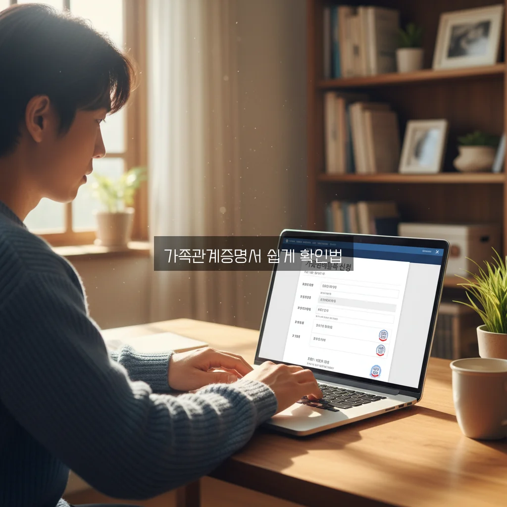 가족관계증명서 인터넷 발급 및 모바일 확인 완벽 가이드 관련 이미지 1