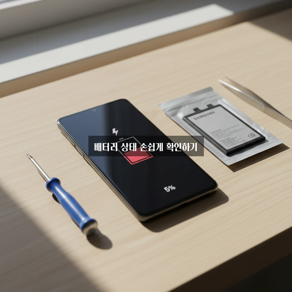 갤럭시 배터리 교체 조회 방법 어디서 쉽게 알아보기 관련 이미지 3