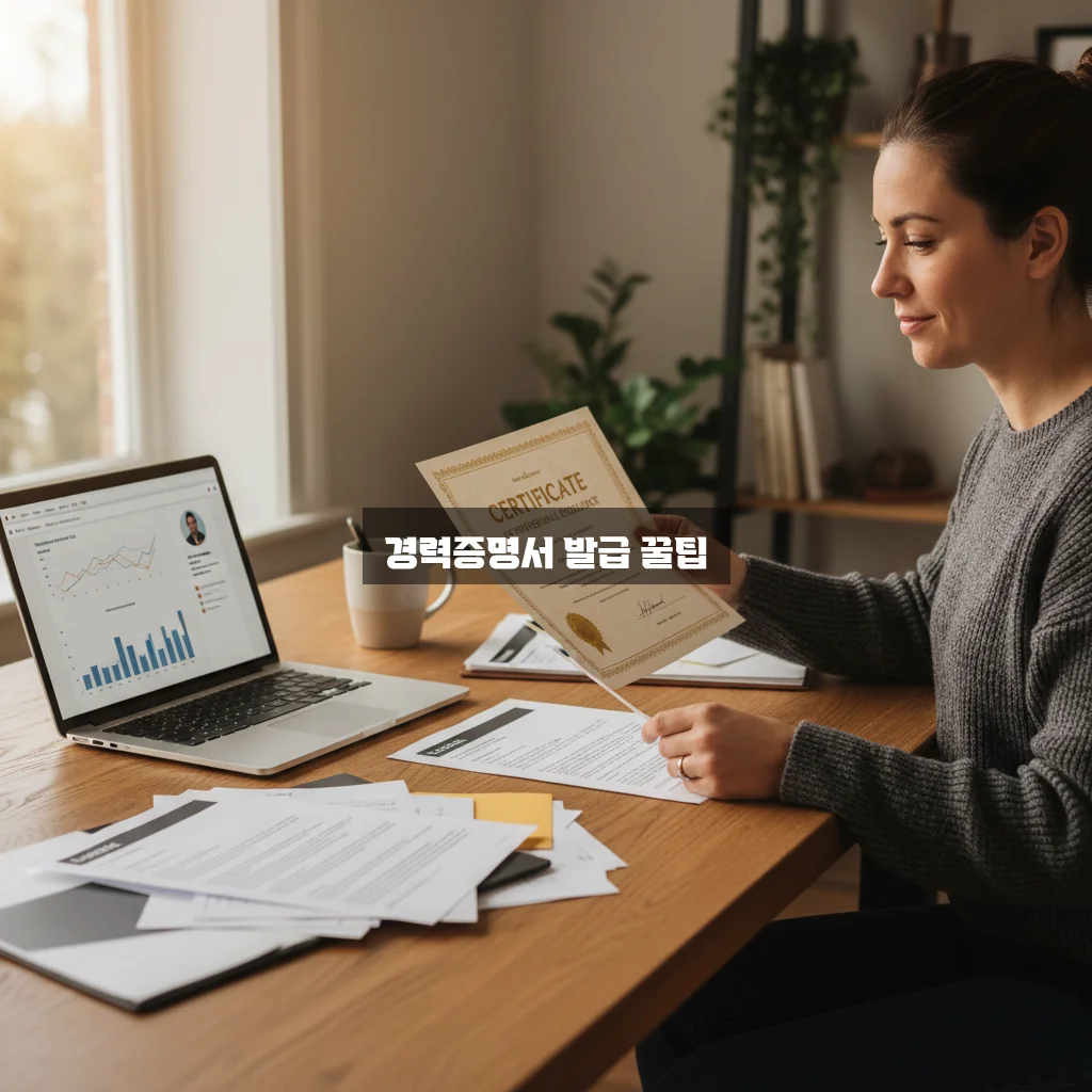 경력증명서 발급 및 조회 어디서 쉽게 하는지 완벽 가이드 알아보기 관련 이미지 1