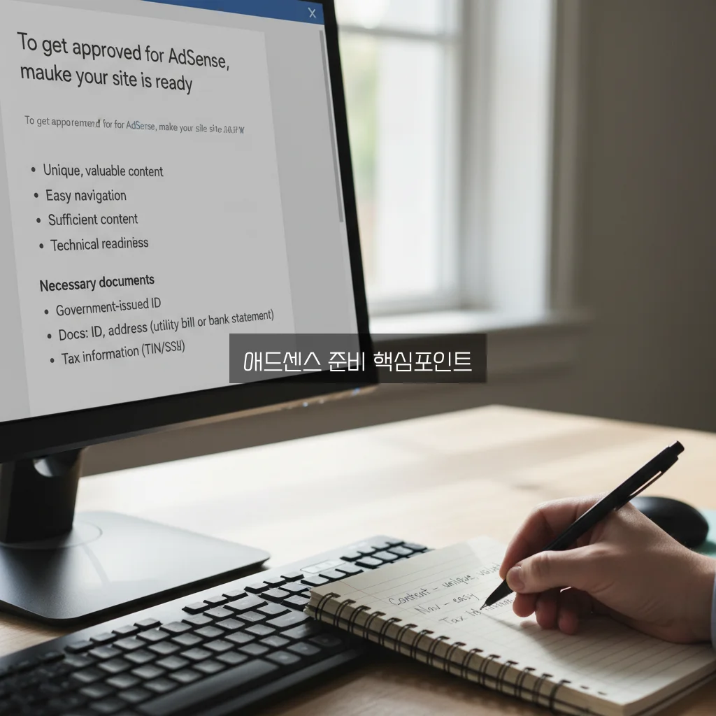 구글 애드센스 승인 조건과 필요서류 완벽 가이드 알아보기 관련 이미지 1