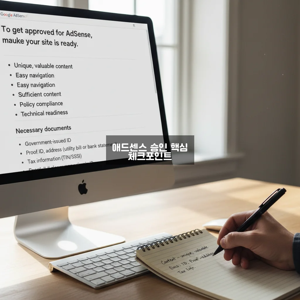 구글 애드센스 승인 조건과 필요서류 완벽 가이드 알아보기 관련 이미지 2