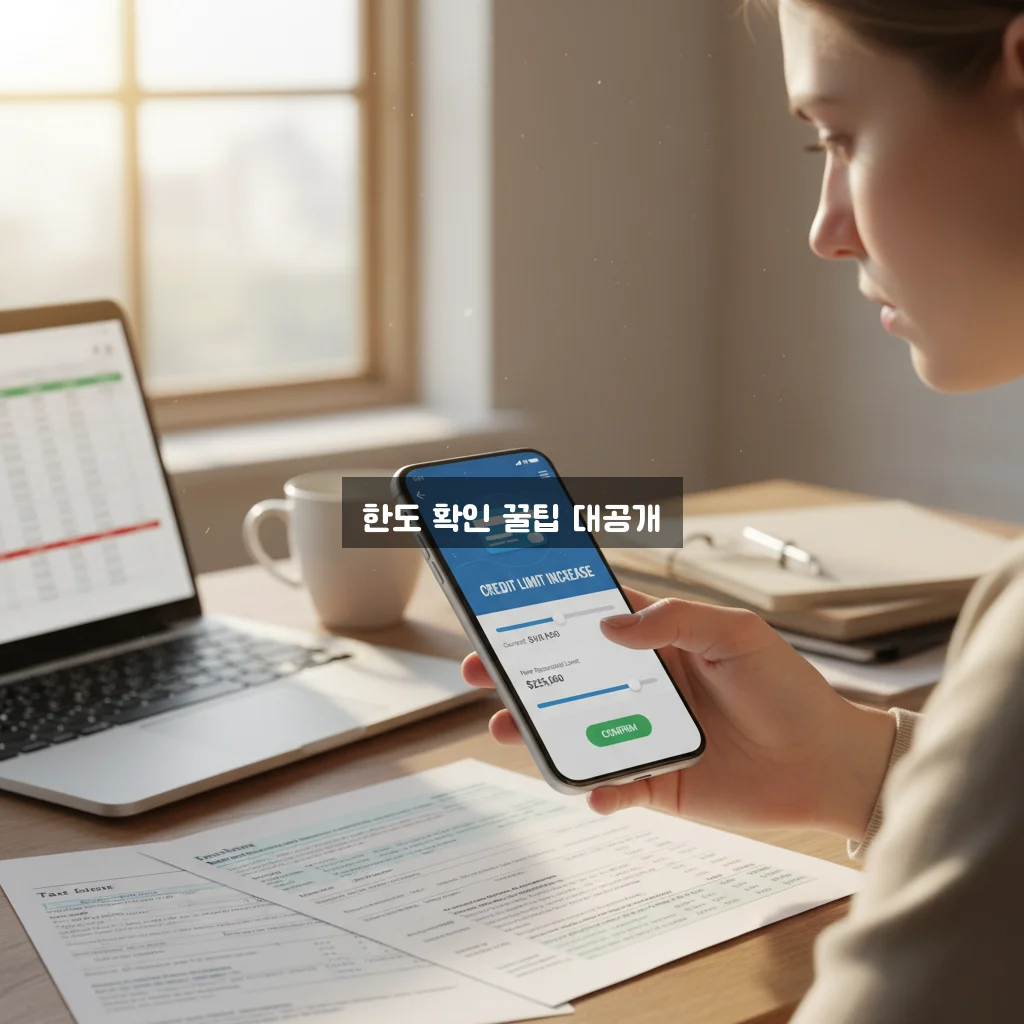 모바일로 신용카드 한도 상향 쉽게 확인하는 방법 완벽 정리 관련 이미지 2