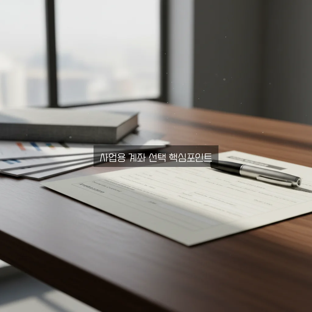 사업용 계좌 추천, 단계별 완벽 가이드 알아보기 관련 이미지 2