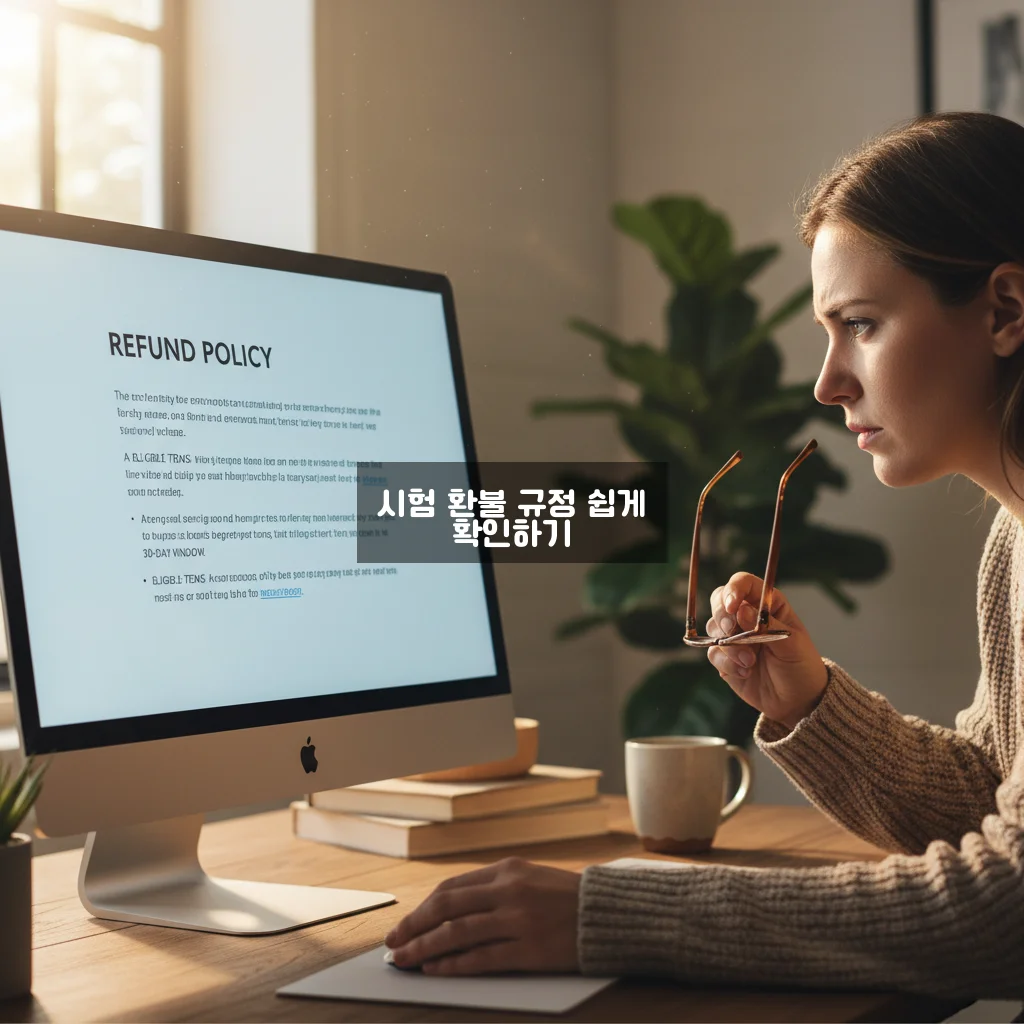 시험 환불 규정 조회 최신 방법 완벽 정리 알아보기 관련 이미지 3