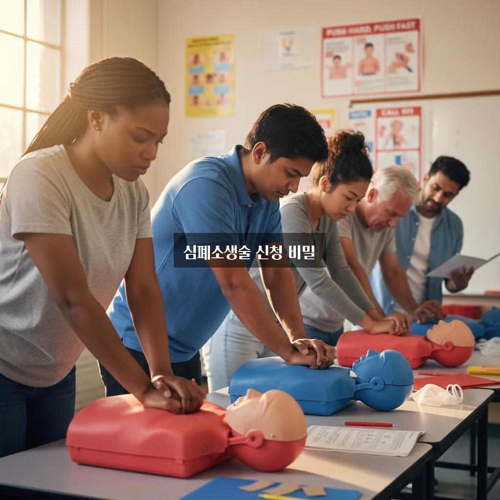 심폐소생술 온라인 신청 방법 완벽 정리 알아보기 관련 이미지 1