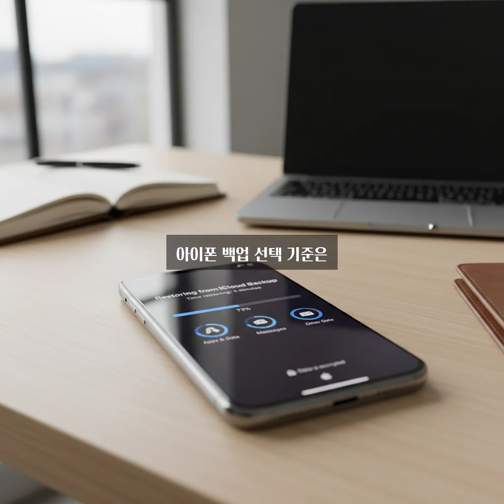아이폰 백업 복원 완벽 비교 가이드 알아보기 관련 이미지 2