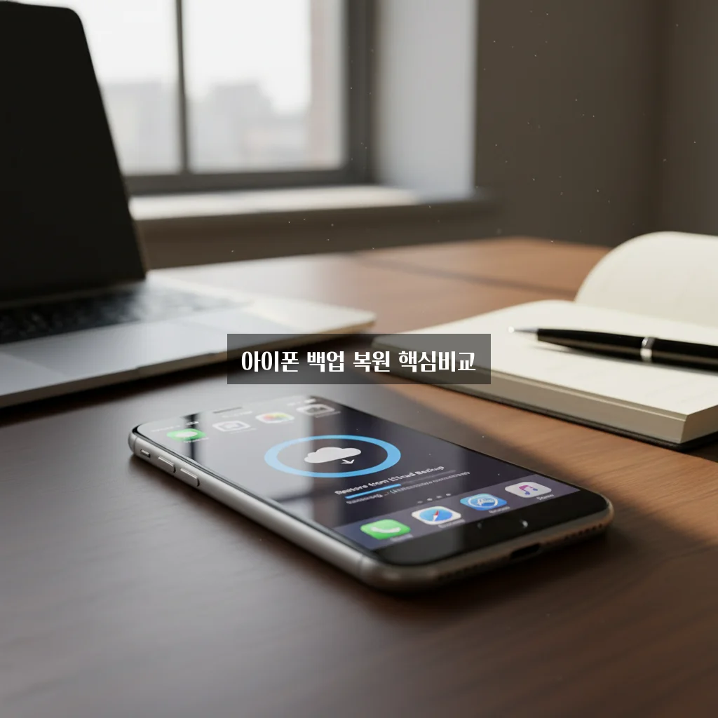 아이폰 백업 복원 완벽 비교 가이드 알아보기 관련 이미지 3